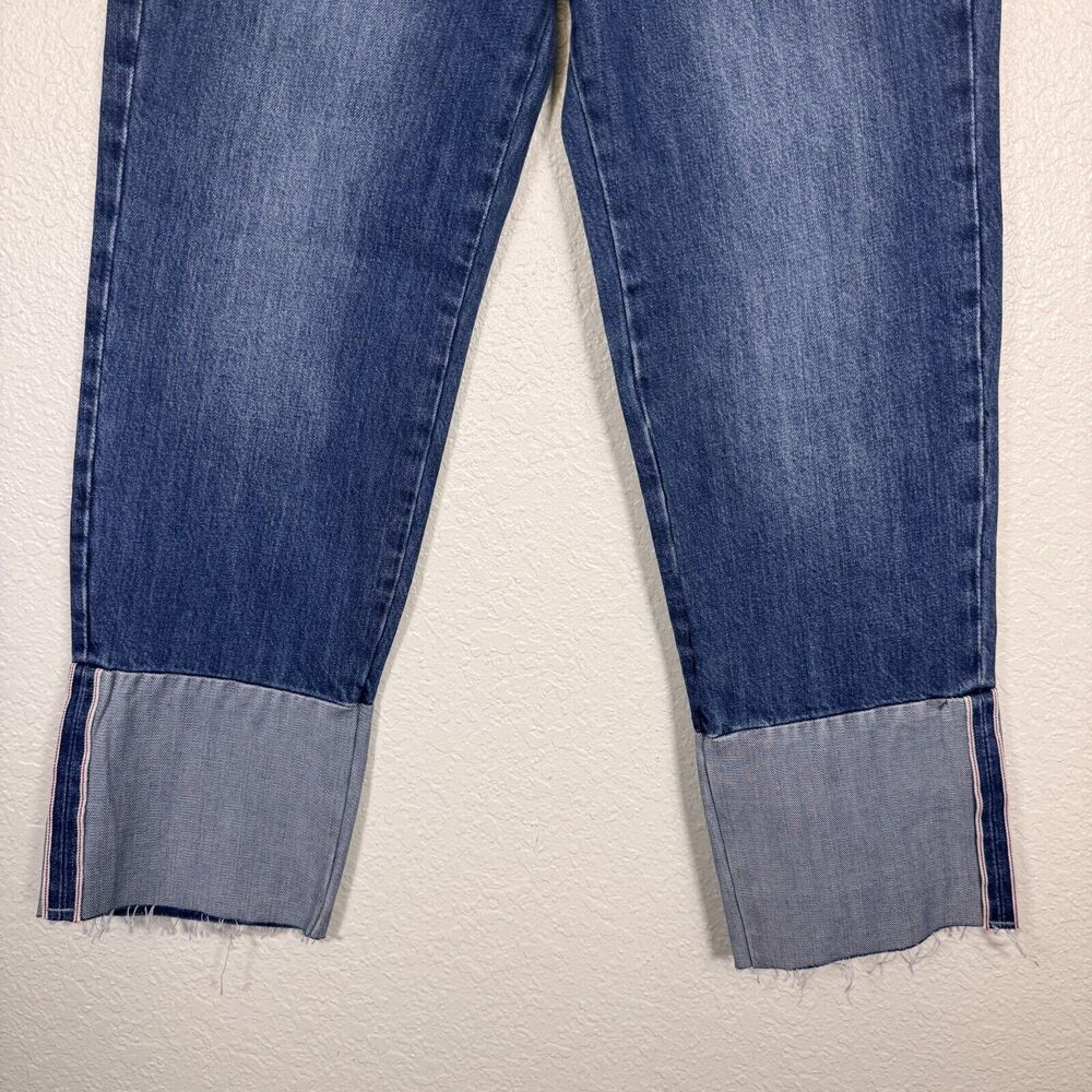 Evident Anthropologie Jeans Womens 26 Ghent Boyfriend Crop Selvedge Los Angeles - Picture 4 of 11